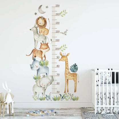Medidor estatura animales de la selva
