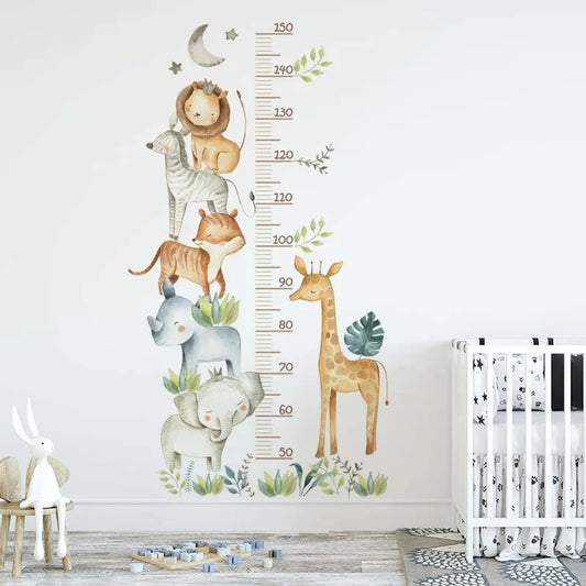 Medidor estatura animales de la selva
